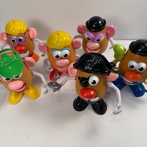Vintage Mr & Mrs. Potato Head 6 complete Bodies with 57 accessories
